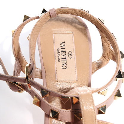 Valentino Garavani Calfskin Nappa Rockstud Ankle Strap 65mm Pumps 38 Light Cuir Poudre 7 of 7