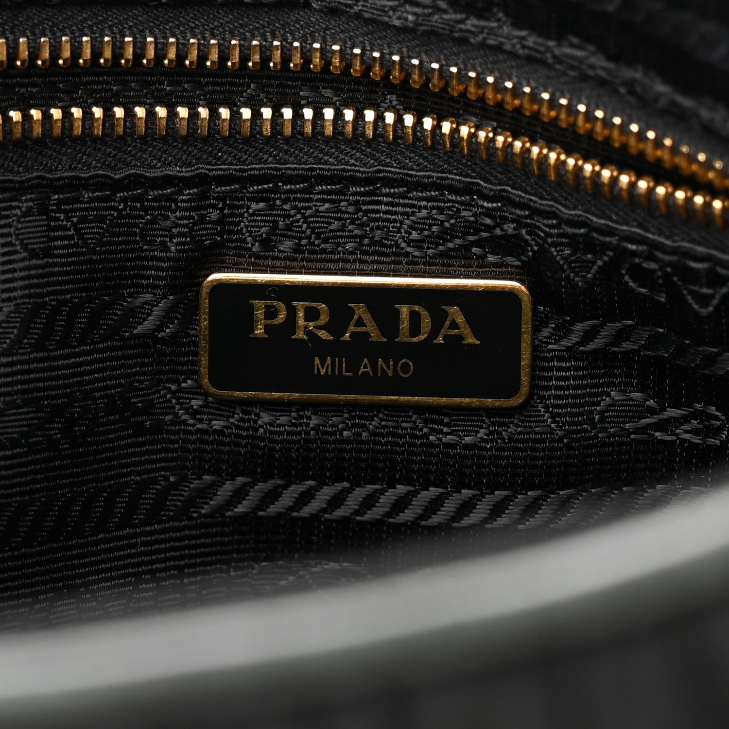 Prada Tessuto Nylon Gaufre Crossbody Bag Black 6 of 10