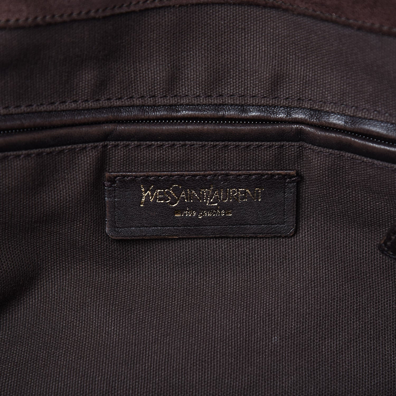Saint Laurent Calfskin Medium Downtown Brown 6 of 12