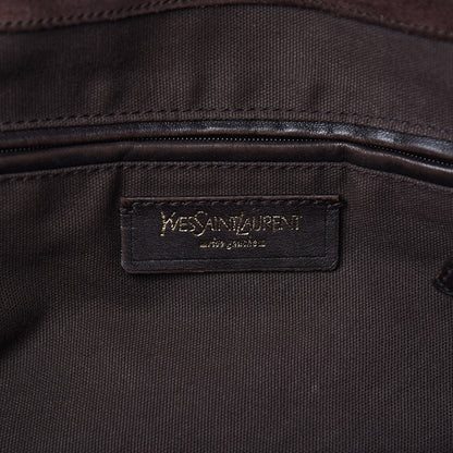 Saint Laurent Calfskin Medium Downtown Brown 6 of 12