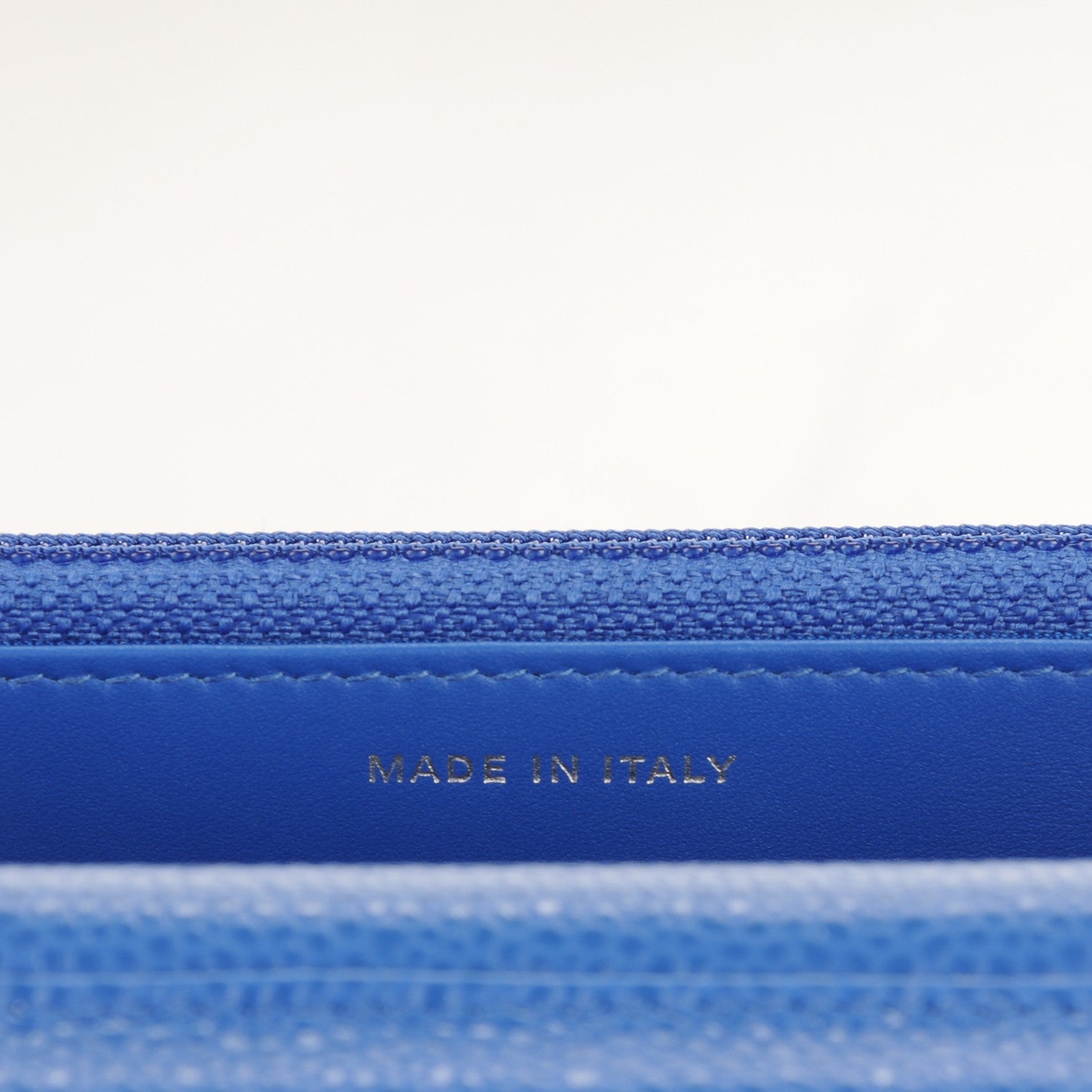 Chanel Caviar Quilted Wallet On Chain WOC Blue 7 of 8