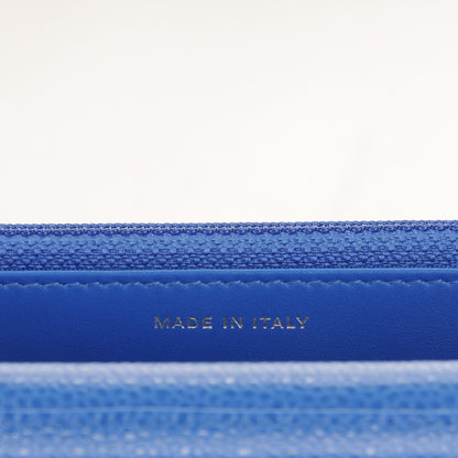 Chanel Caviar Quilted Wallet On Chain WOC Blue 7 of 8