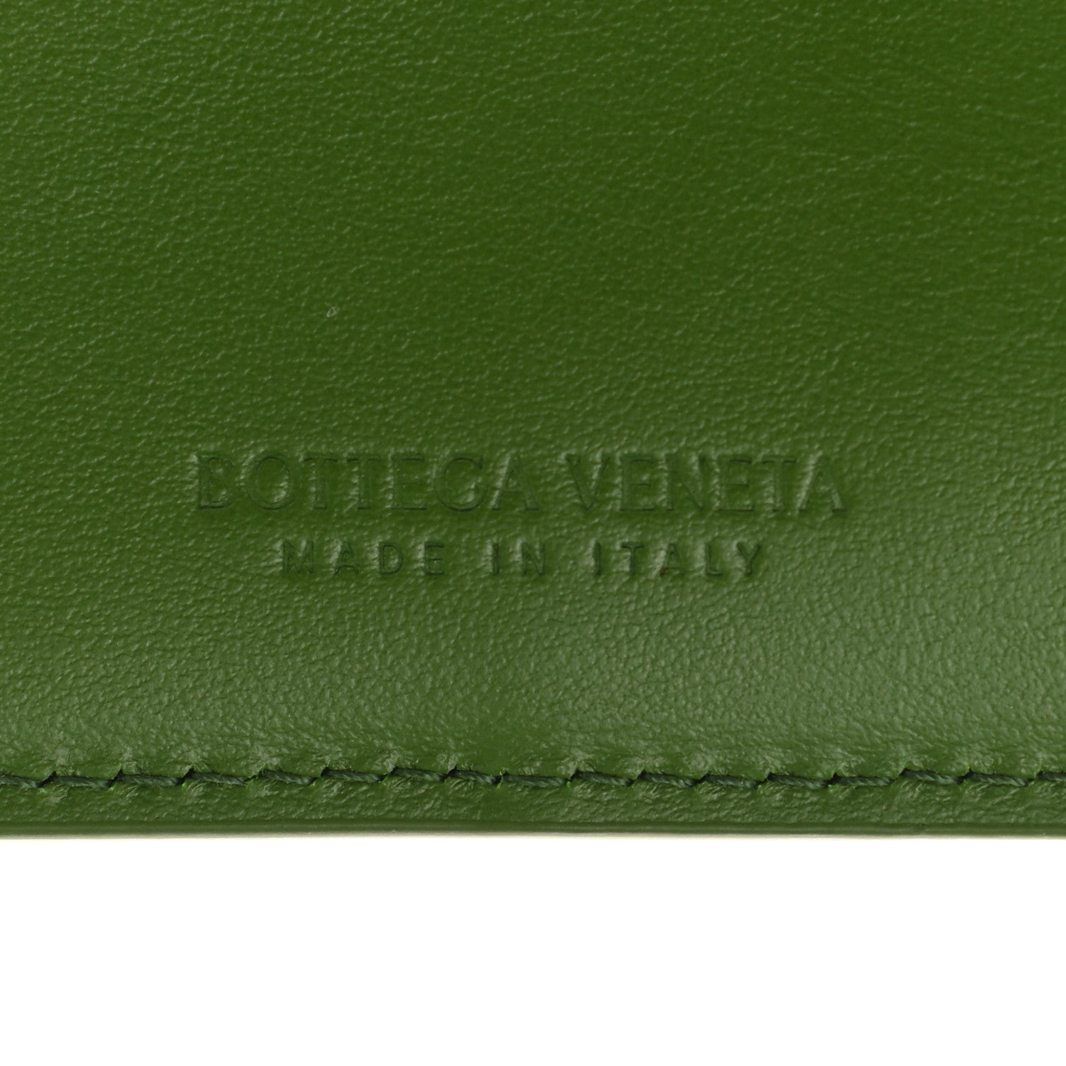 Bottega Veneta Nappa Maxi Intrecciato Bi-Fold Wallet Avocado 6 of 7