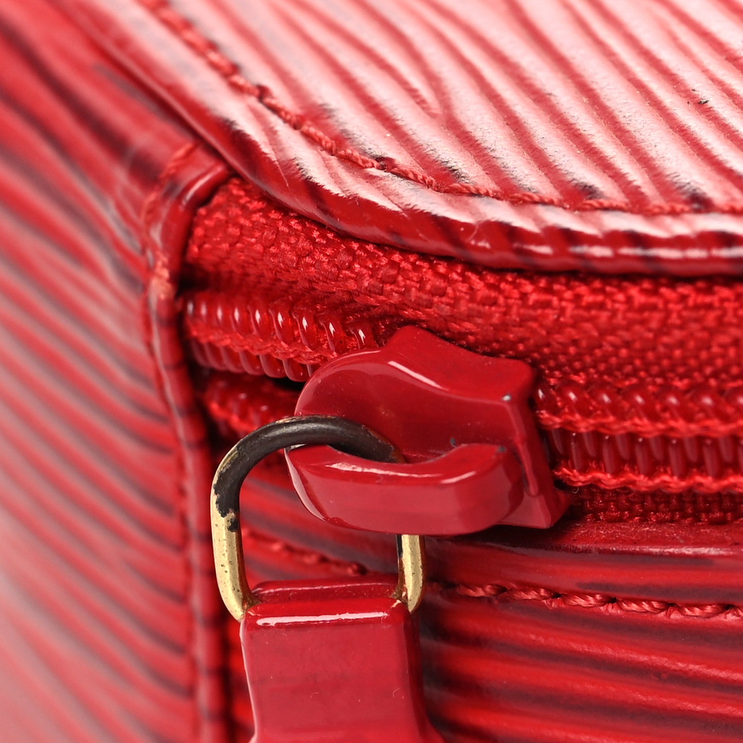 Epi Ecrin Bijoux 10cm Jewelry Box Case Red