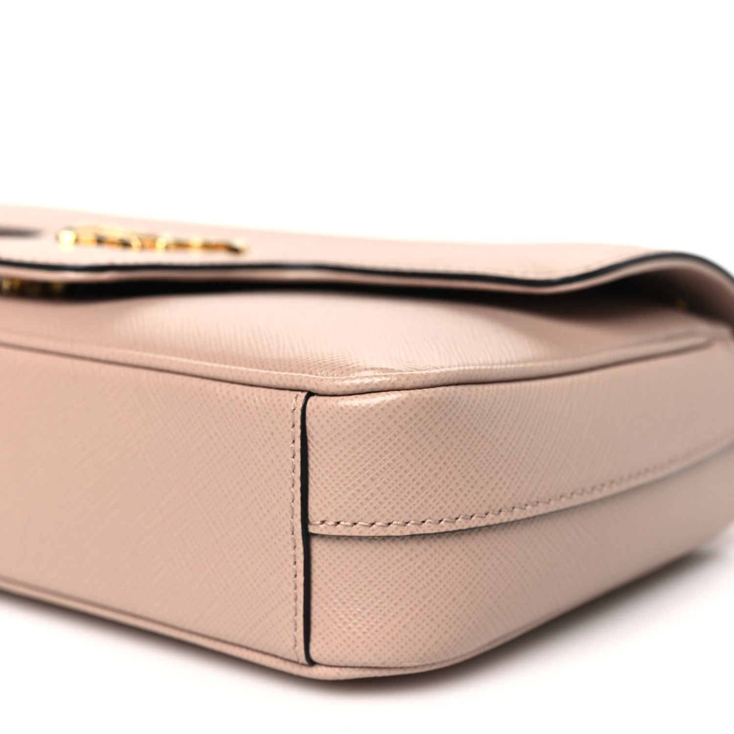 Prada Saffiano Flap Shoulder Bag Cipria 10 of 10
