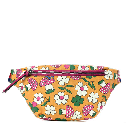 Gucci Supreme Childrens Mushroom Print Belt Bag Yellow 1 of 10