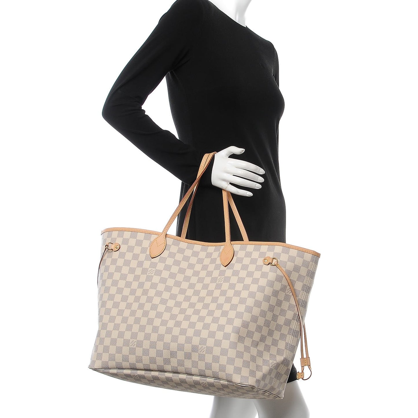 Damier Azur Neo Neverfull GM Rose Ballerine