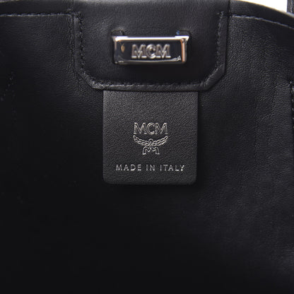 MCM Visetos Small Gunta Shopper Cognac Black 7 of 11