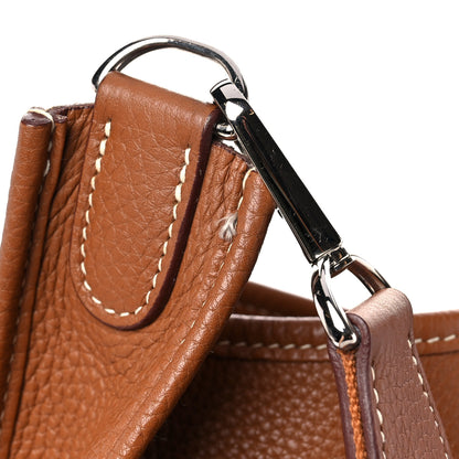 Hermes Taurillon Clemence Evelyne III GM Gold 12 of 12