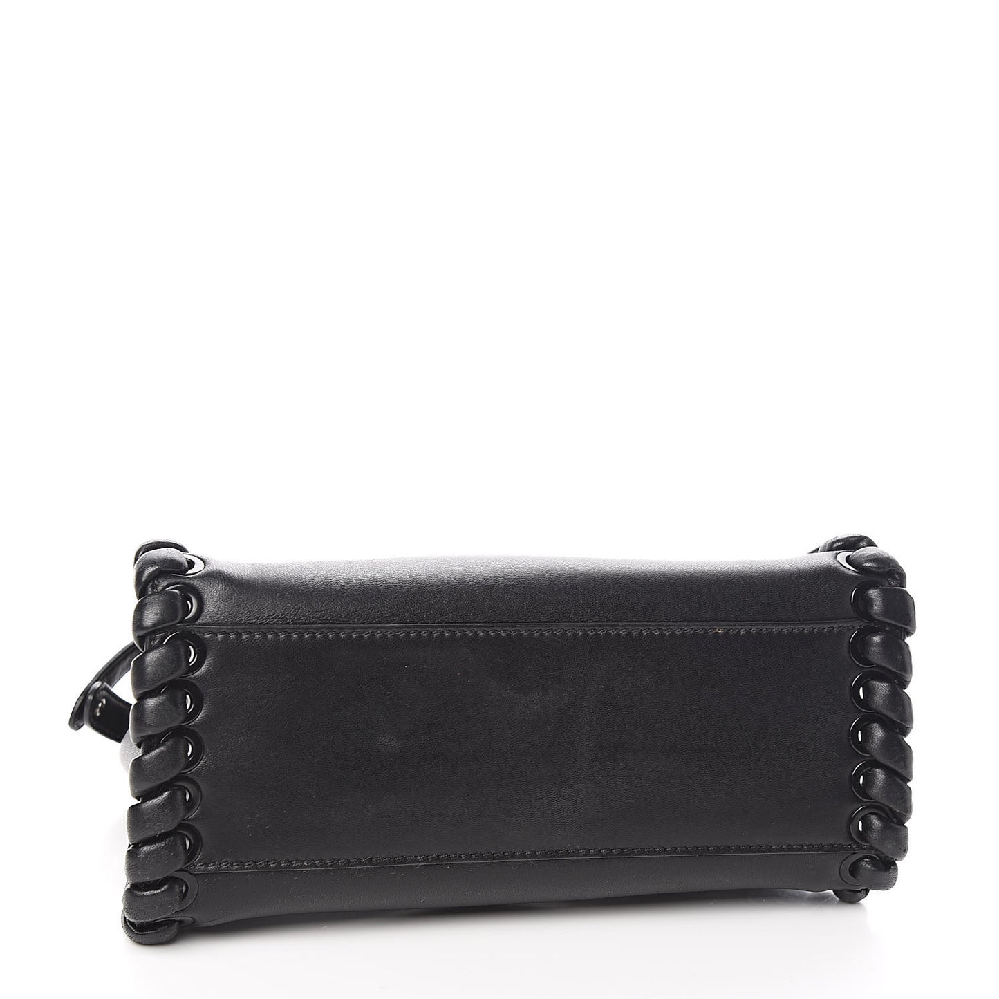 Nappa Lace Up Mini Peekaboo Iconic Satchel Black