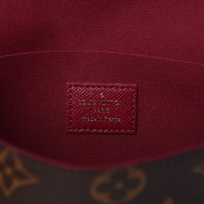 Louis Vuitton Monogram Pochette Felicie Chain Wallet Fuchsia 6 of 11