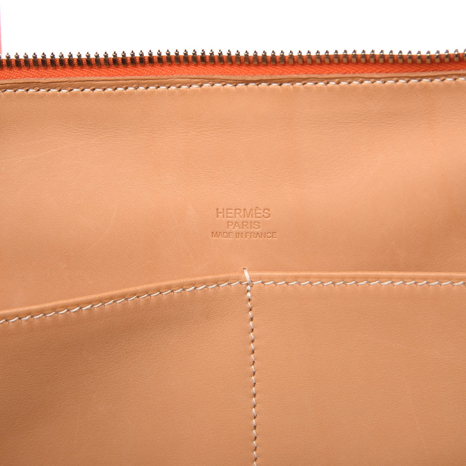 Hermes Taurillon Clemence Paris Bombay 37 Orange 10 of 24