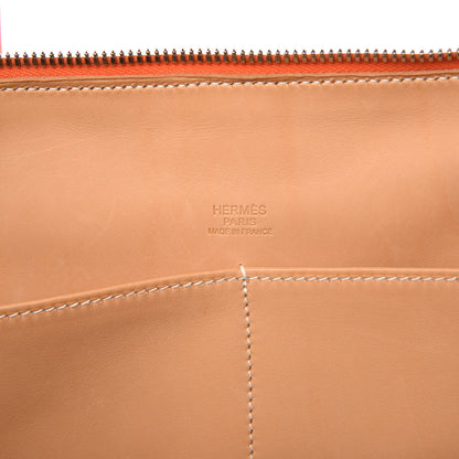 Hermes Taurillon Clemence Paris Bombay 37 Orange 10 of 24
