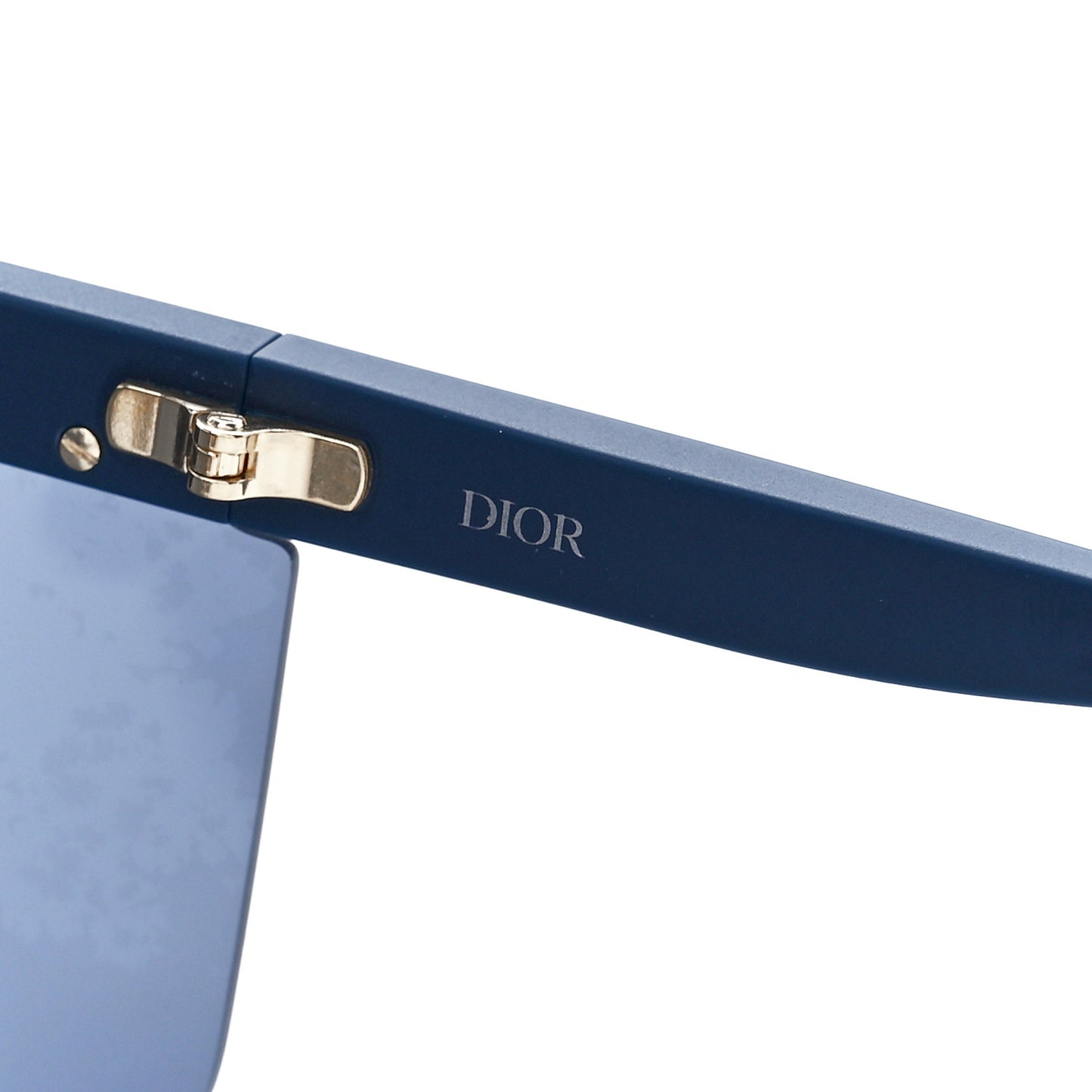 Geometric Diorclub M1U Mask Sunglasses Matte Blue