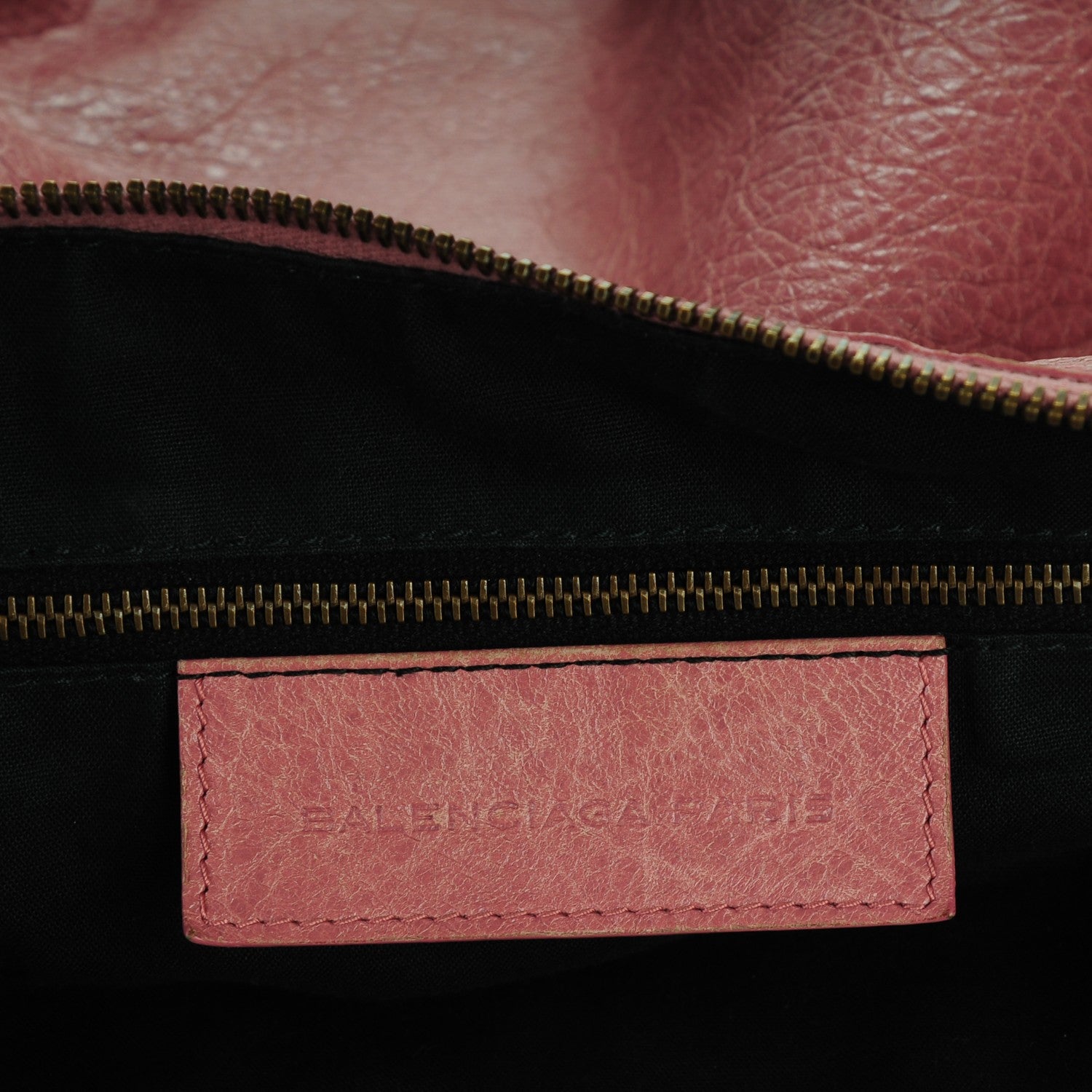 Balenciaga Agneau Classic Hardware Day Hobo Rose Bruyere 6 of 12