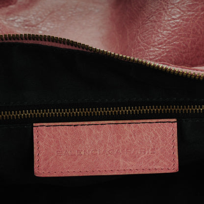 Balenciaga Agneau Classic Hardware Day Hobo Rose Bruyere 6 of 12