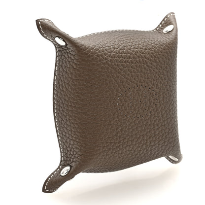 Hermes Taurillon Clemence Mini Mises et Relances Change Tray Etoupe 4 of 6