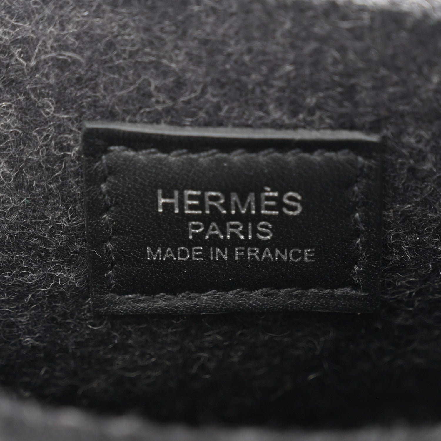 Hermes Swift Sangle Wooly Evelyne TPM Graphite Black 6 of 10
