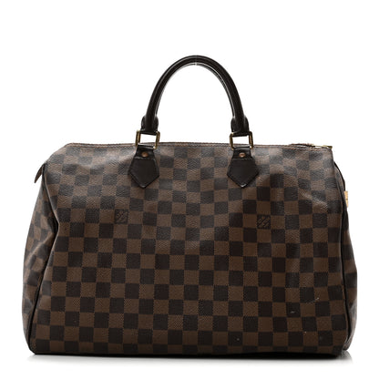 Louis Vuitton Damier Ebene Speedy 35 1 of 10
