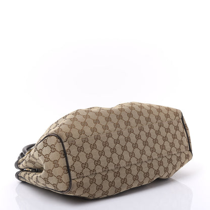 Gucci Monogram Medium Sukey Tote Beige Ebony Black 3 of 12