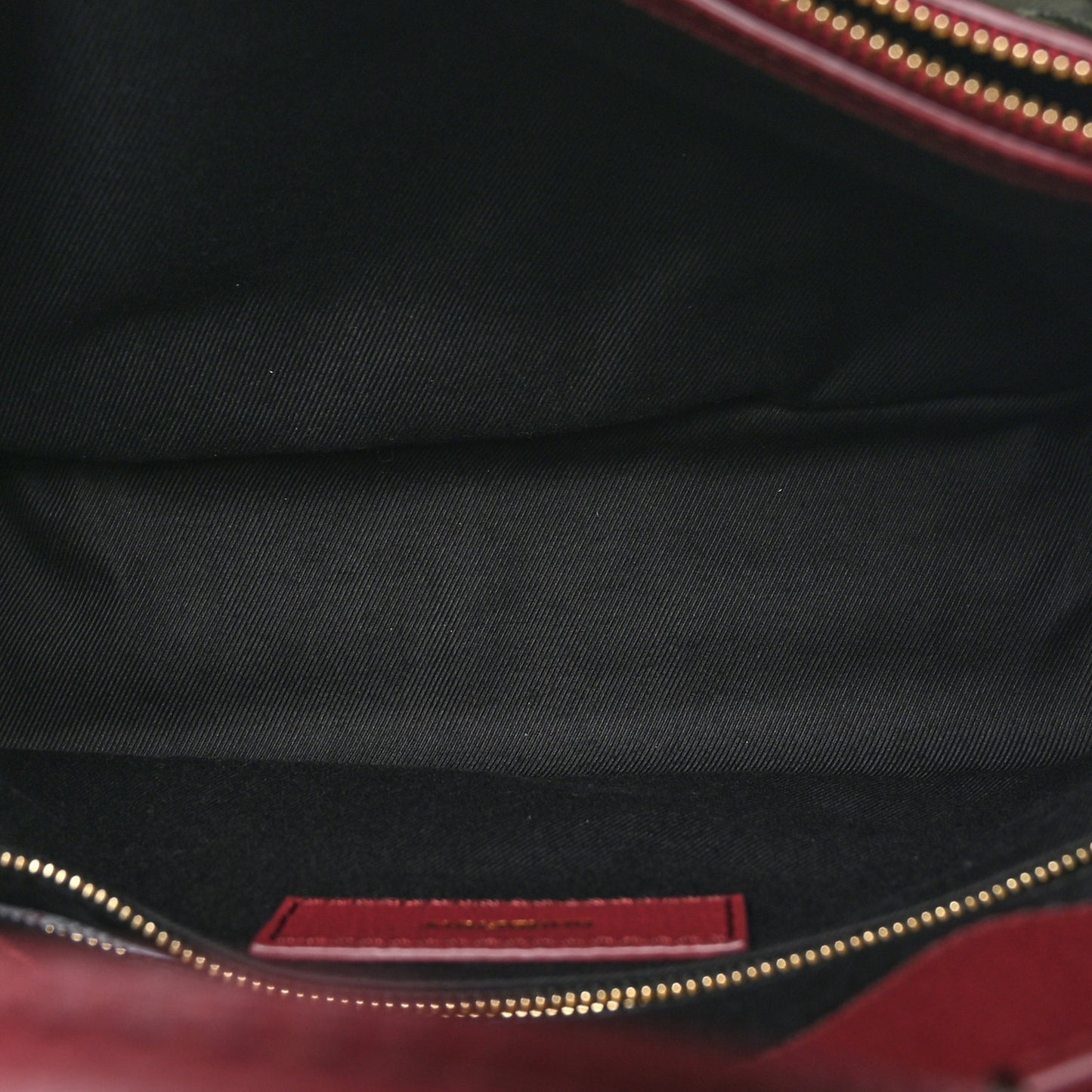 Grainy Calfskin House Check Medium Banner Tote Mahogany Red