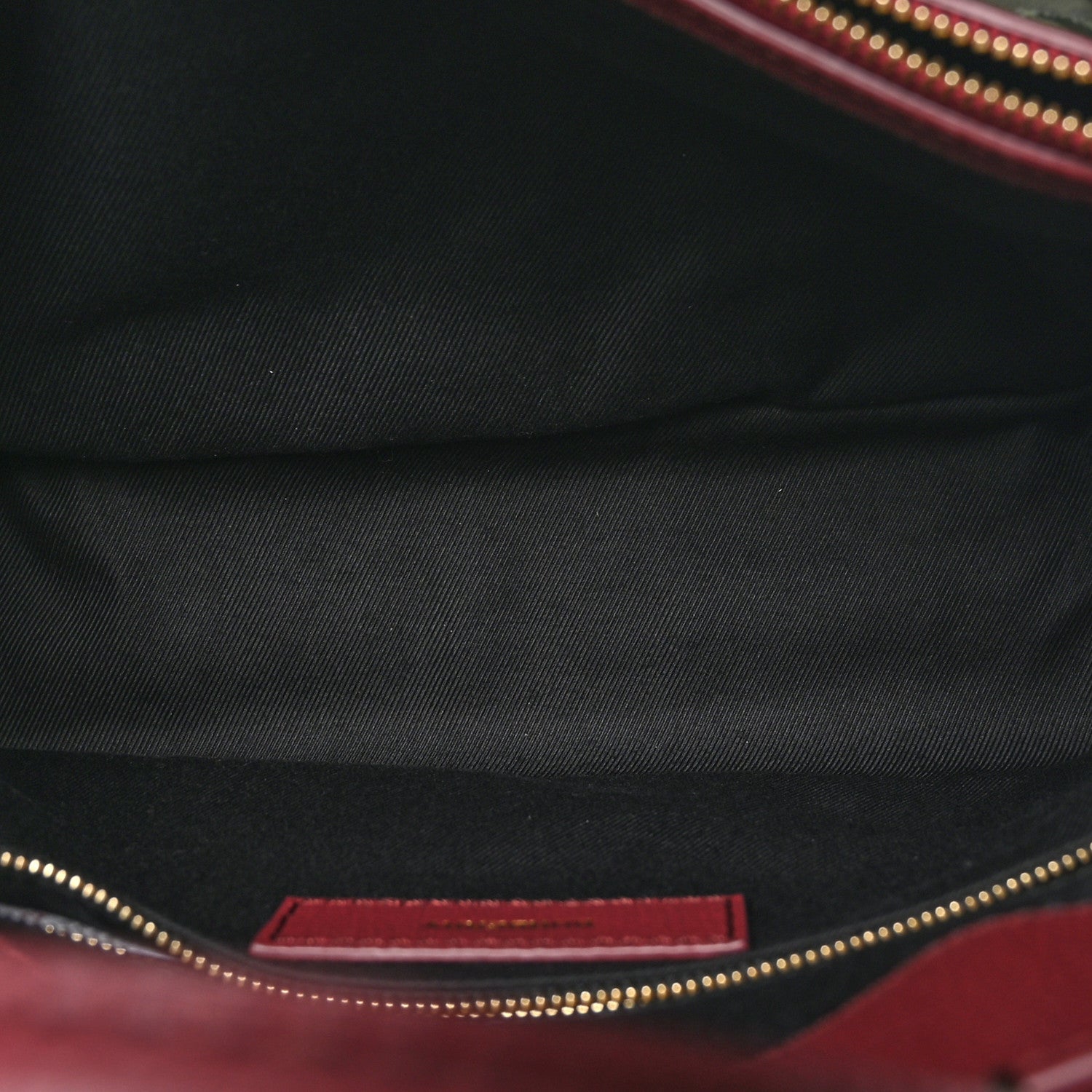 Burberry Grainy Calfskin House Check Medium Banner Tote Mahogany Red 5 of 9