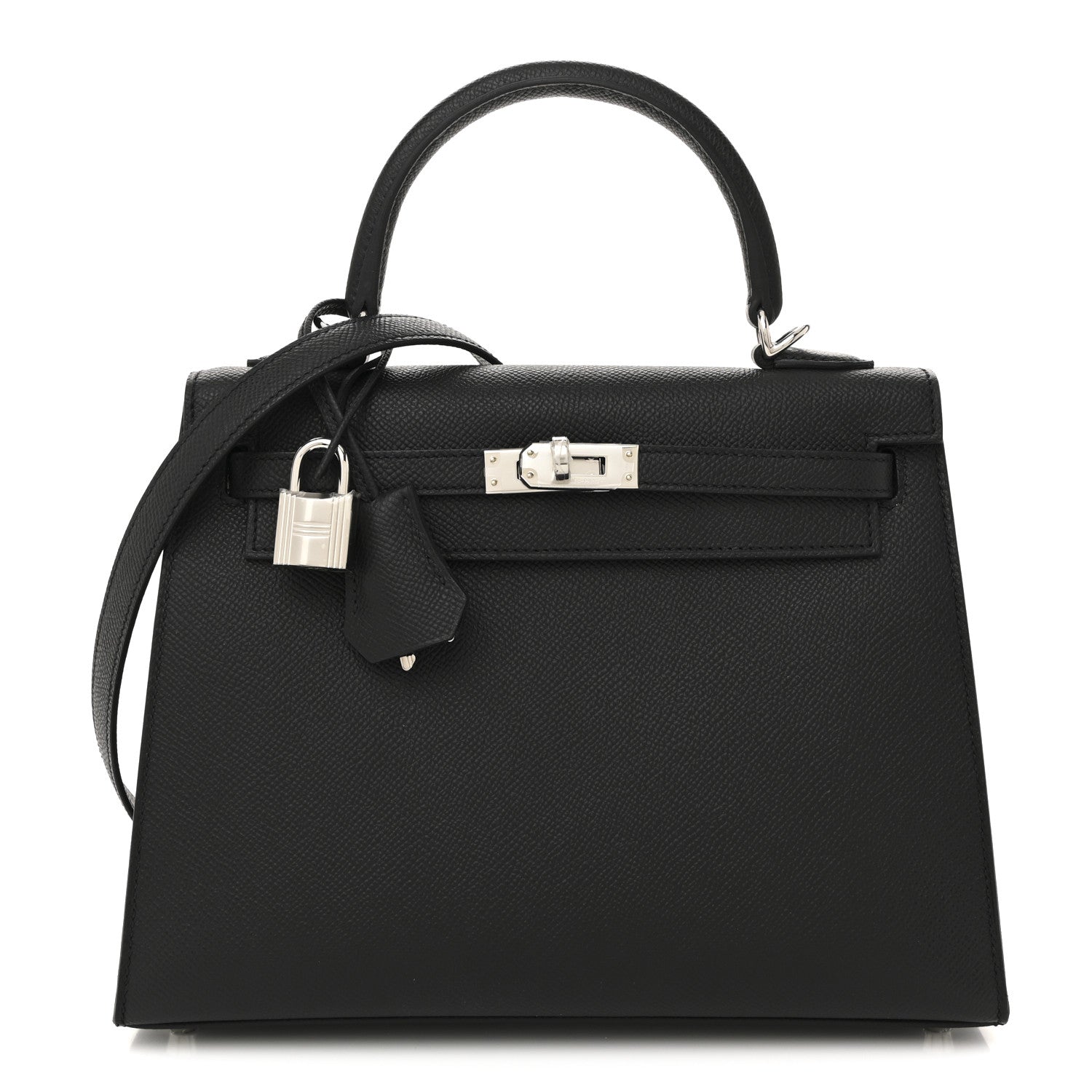 Hermes Epsom Kelly Sellier 25 Black 1 of 11