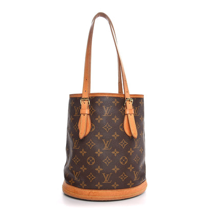 Louis Vuitton Monogram Petit Bucket 23 1 of 11