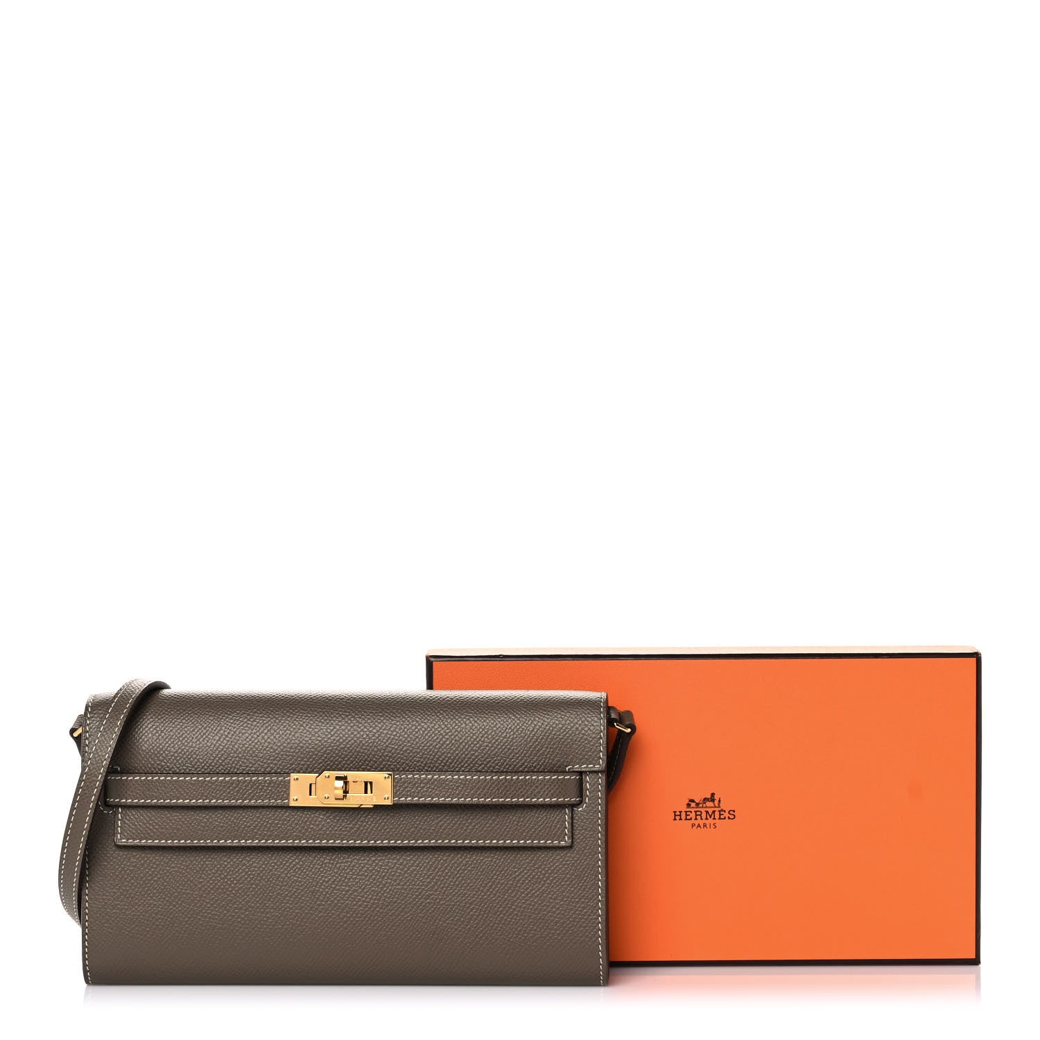 Hermes Epsom Kelly Wallet To Go Etoupe 10 of 10