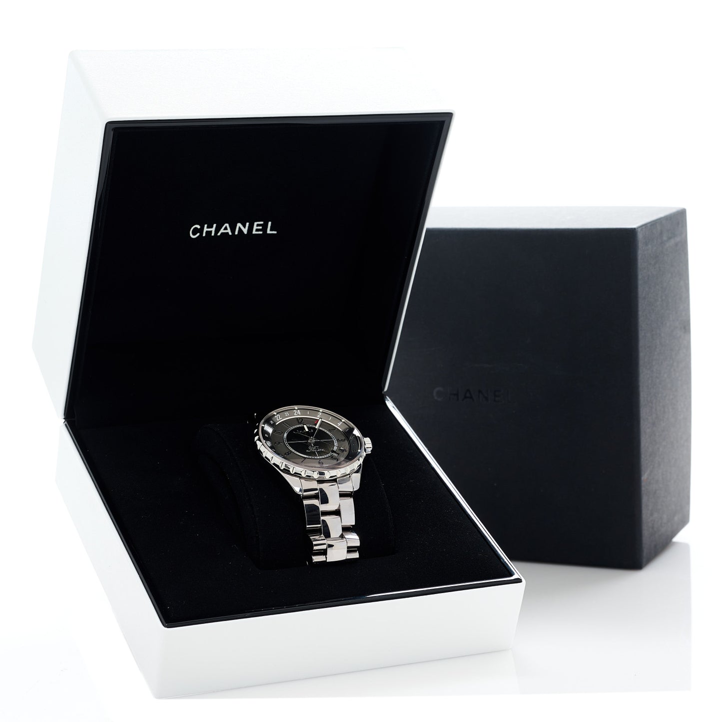 Titanium Ceramic 41mm J12 GMT Automatic Watch