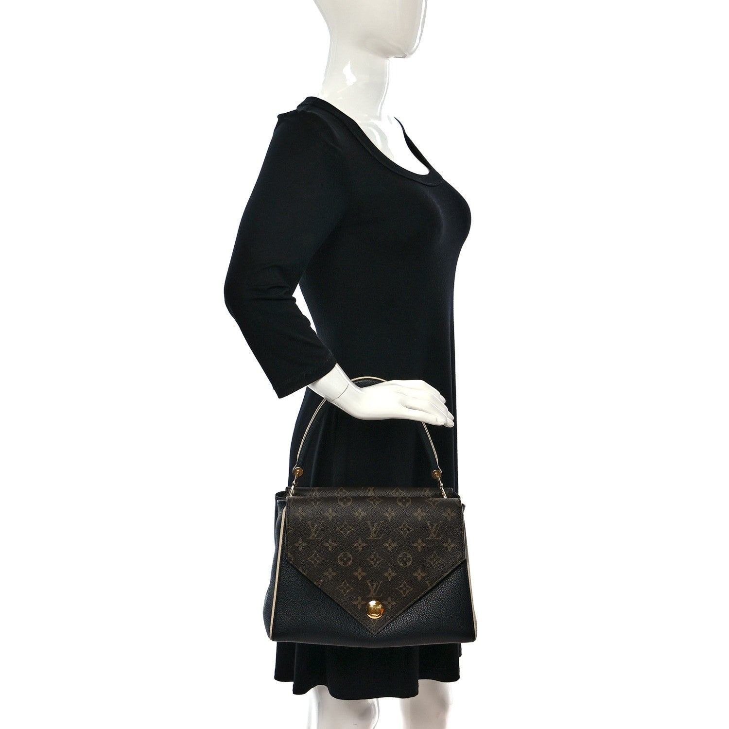 Louis Vuitton Monogram Double V Black 2 of 8