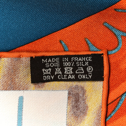 Hermes Silk Selle d'Officier En Grande Tenue Scarf 90 2 of 6