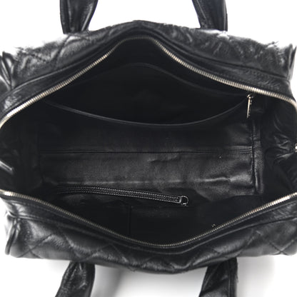 Chanel Caviar Quilted CC Timeless Bowler Black 4 of 8