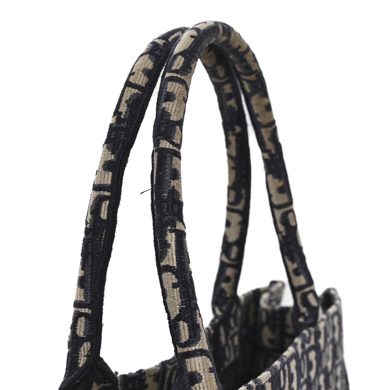Christian Dior Oblique Large Book Tote Blue Multicolor 1838688