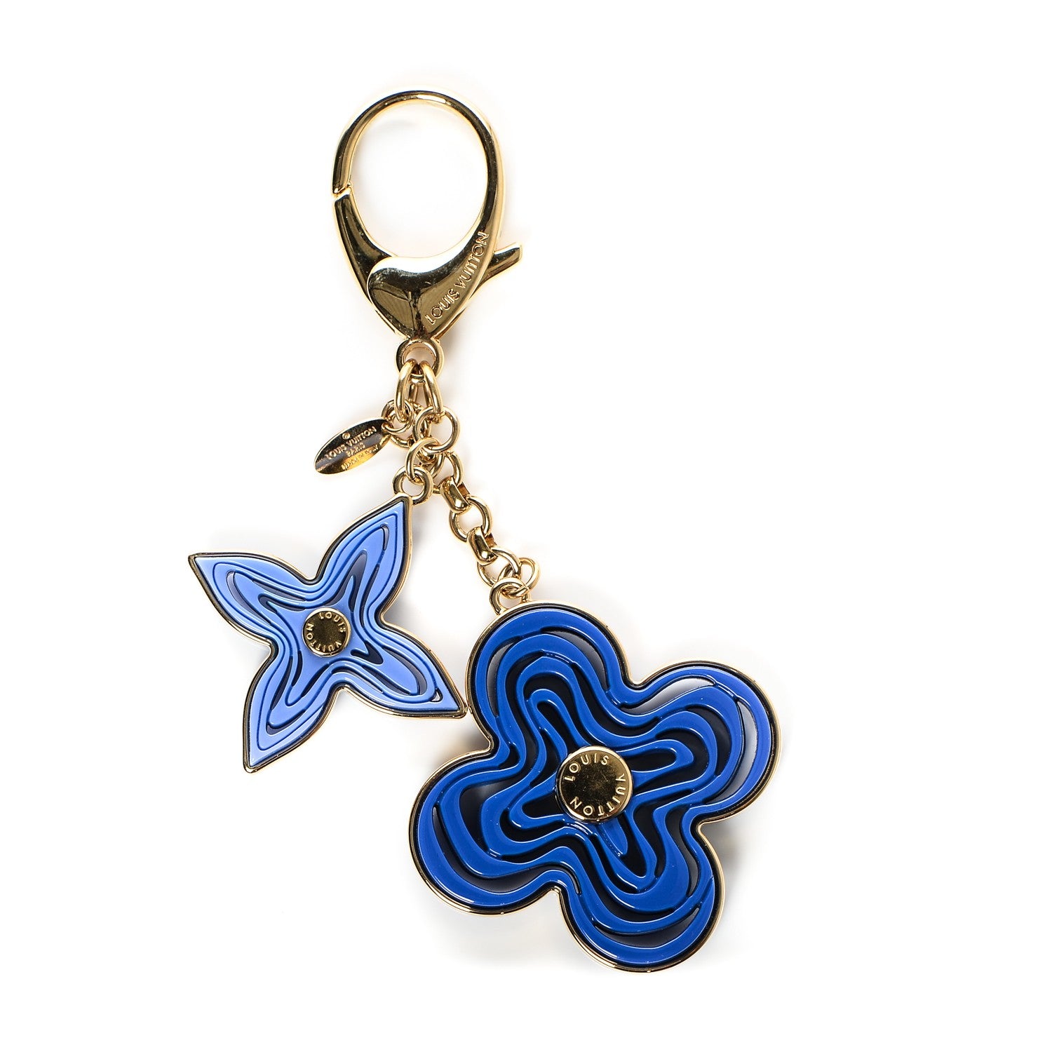 Louis Vuitton Resin Naif Bag Charm Blue 1 of 3