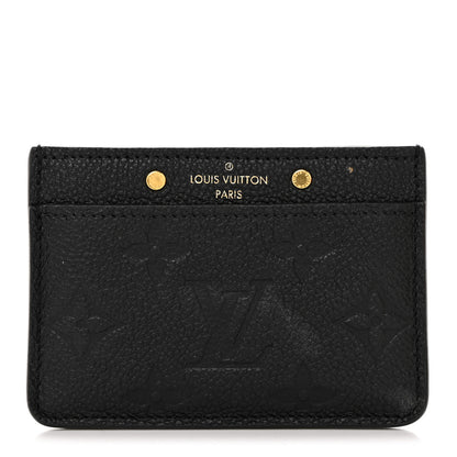 Louis Vuitton Empreinte Card Holder Black 1 of 8