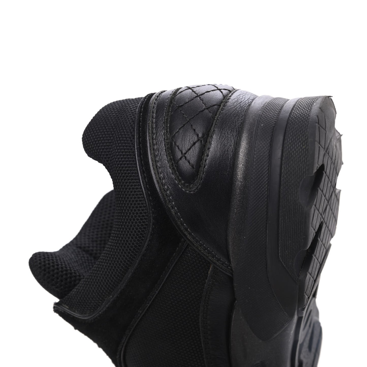 Toile Suede Calfskin CC Sneakers 39 Black