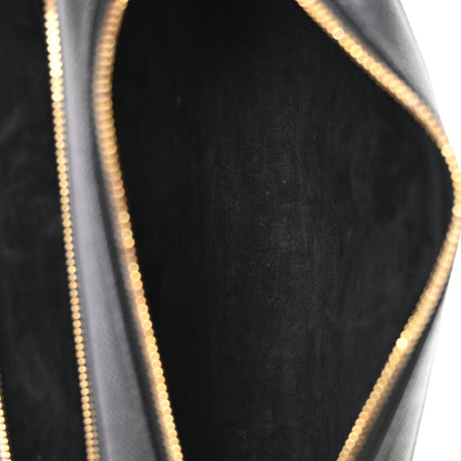 Christian Dior Grained Calfskin Caro Double Pouch Black 5 of 11