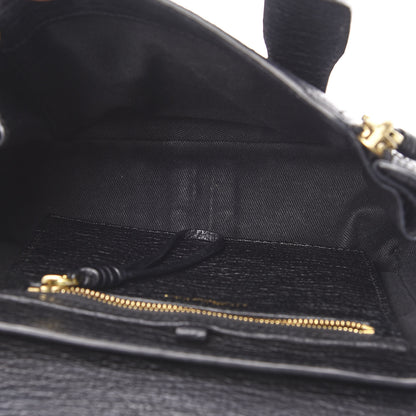 3.1 Phillip Lim 3.1 Textured Calfskin Mini Pashli Satchel Black 5 of 13