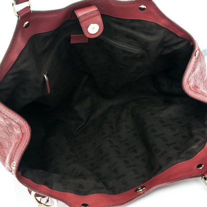 Gucci Guccissima Large Sukey Tote Red 5 of 7