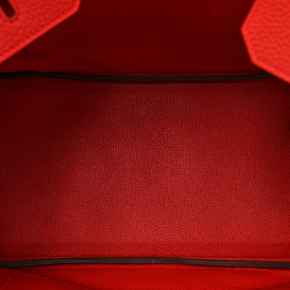 Hermes Togo Birkin 35 Rouge Casaque 5 of 13