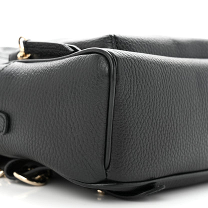 Gucci Pebbled Calfskin Soho Chain Backpack Black 9 of 12