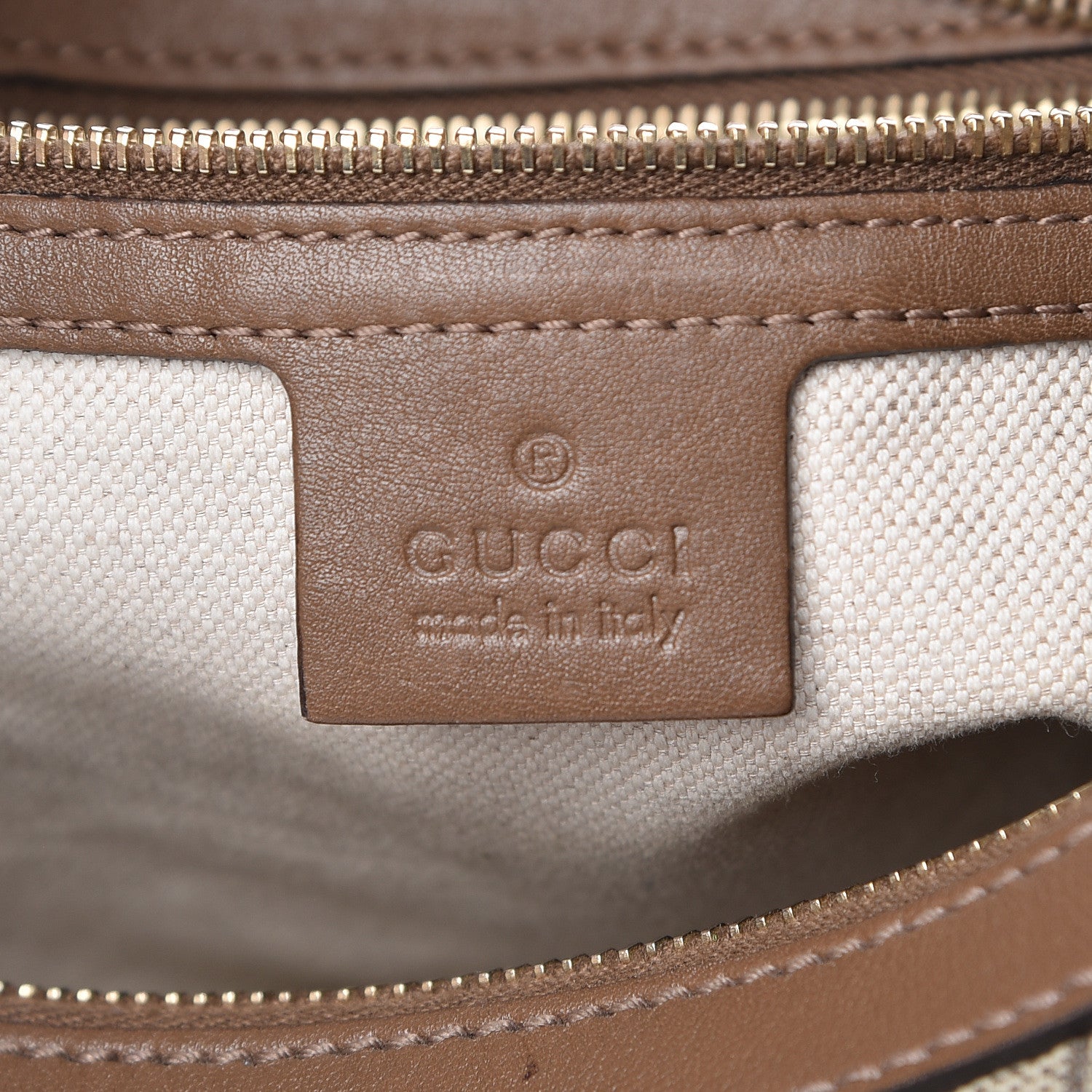 Gucci GG Supreme Monogram Margaux Calfskin Medium Nice Hobo Beige Ebony Acero 6 of 14