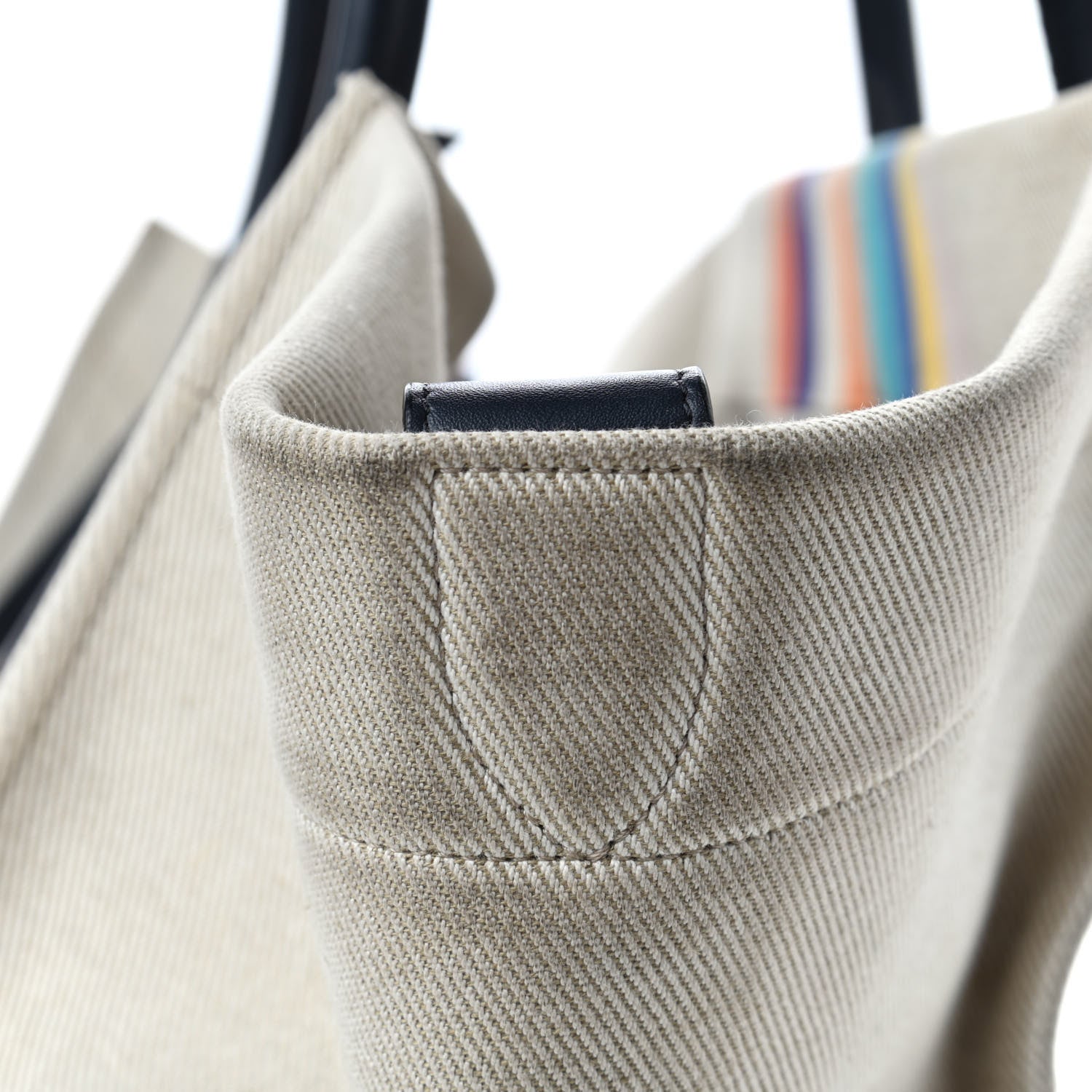 Celine Cotton Canvas Medium Phantom Luggage Multicolor 6 of 8