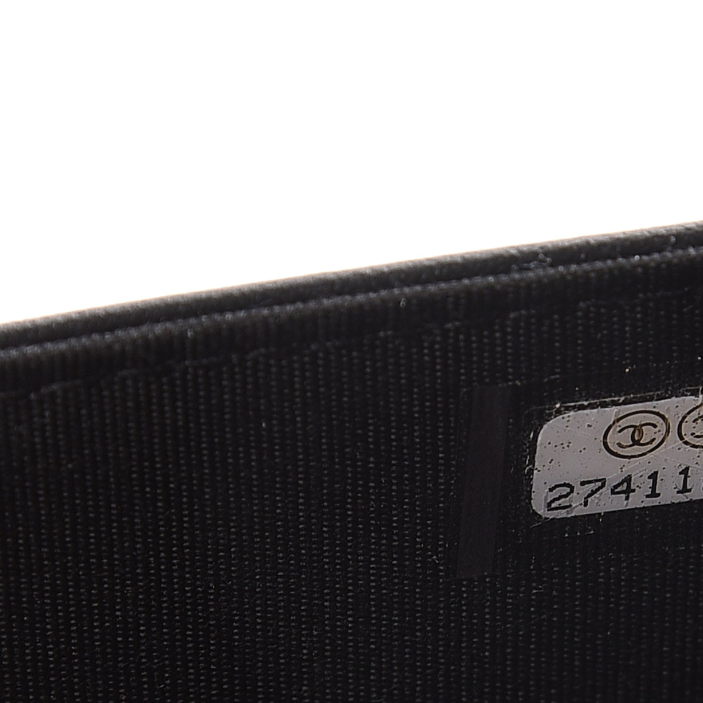 Canvas Studded CC Wallet On Chain WOC Black