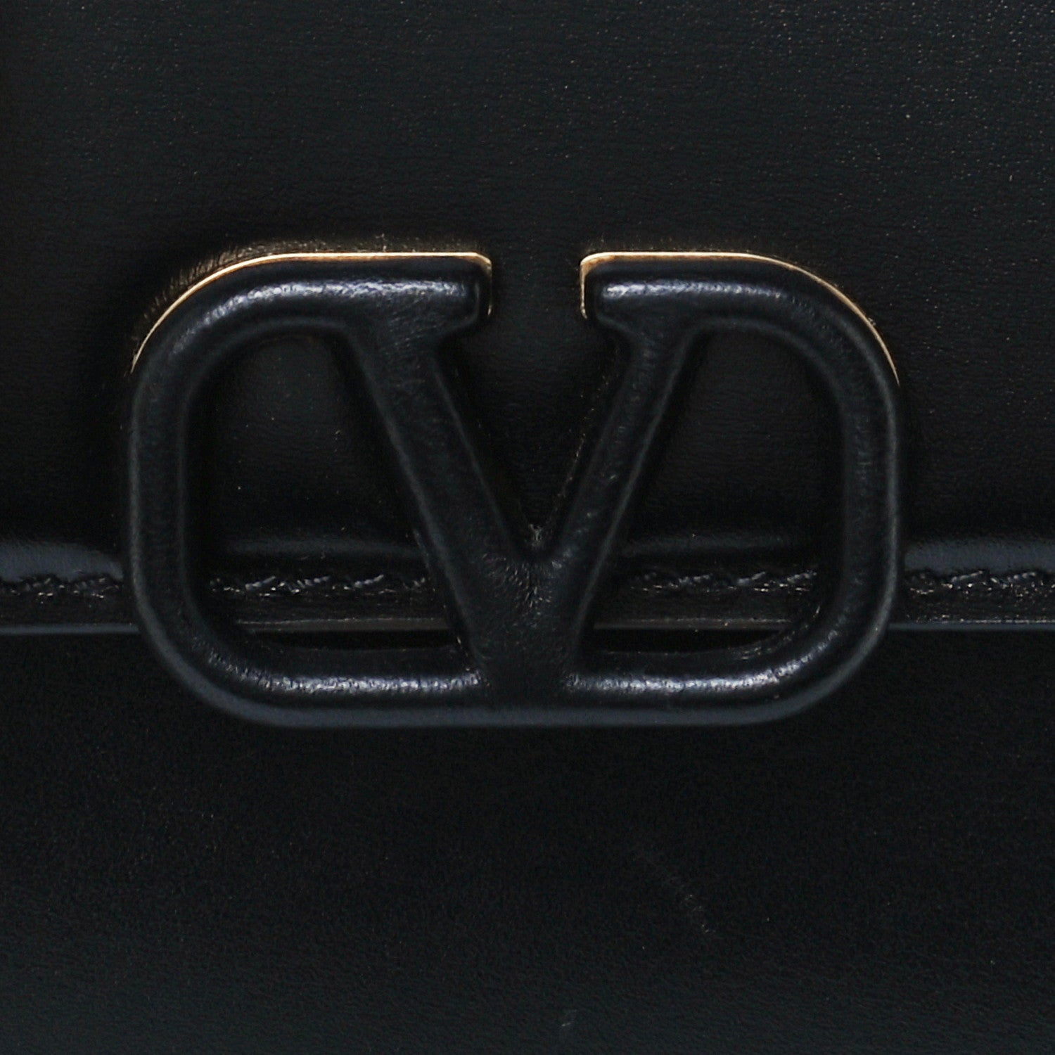 Valentino Garavani Smooth Calfskin Micro VSling Shoulder Bag Black 7 of 10
