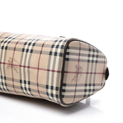Burberry Haymarket Check Small Chester Bowling Bag Chocolate 6 of 9