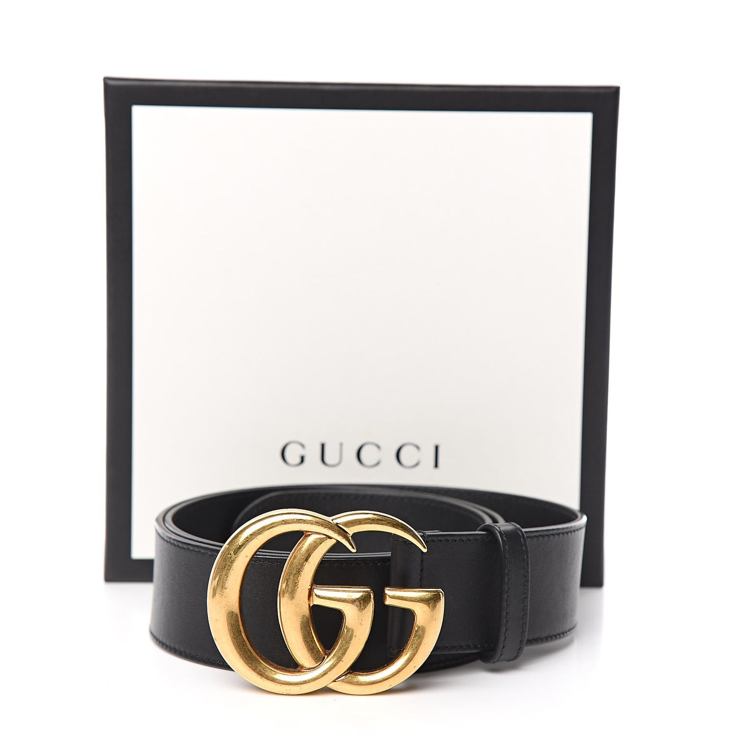 Calfskin Double G 40mm Belt 85 34 Black