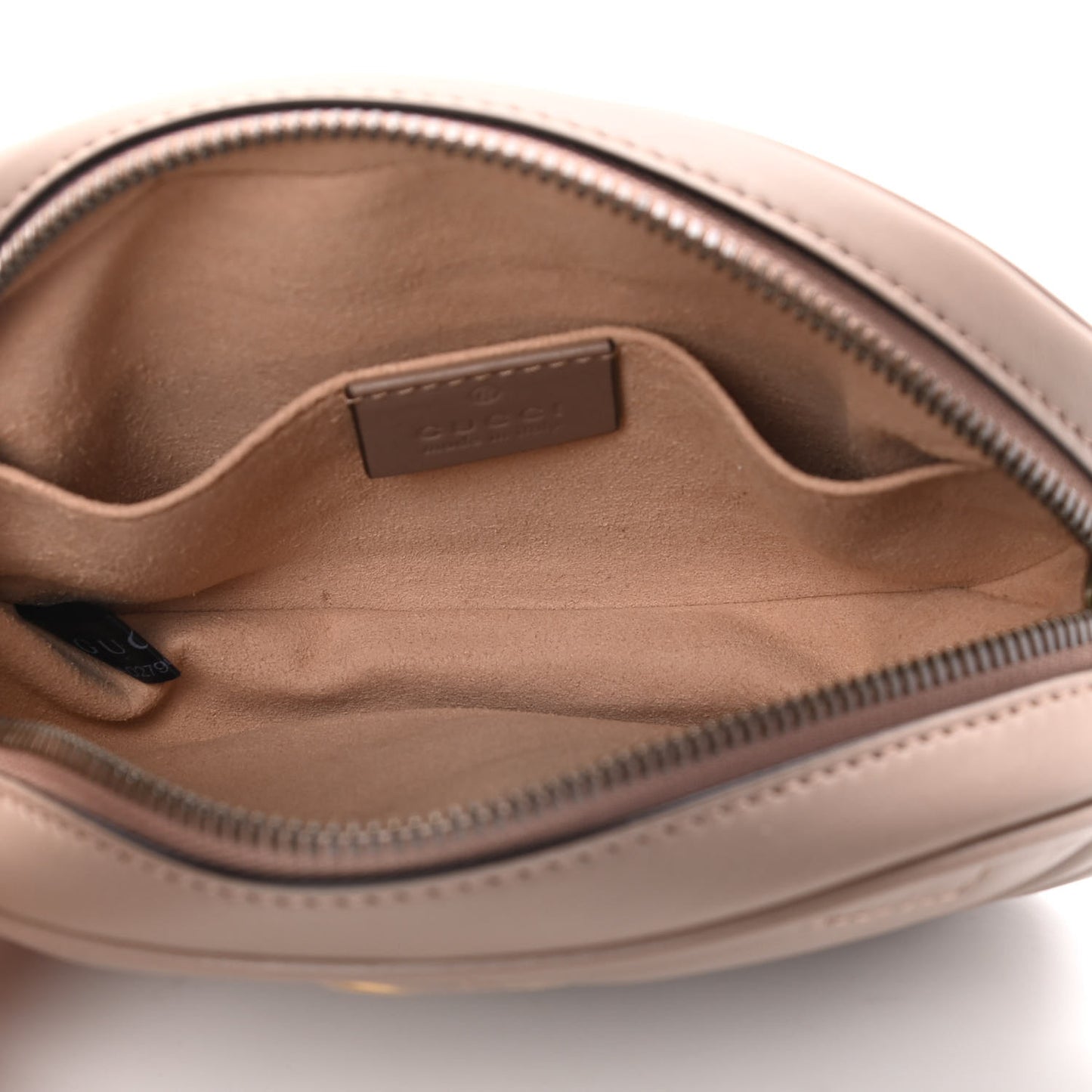 Calfskin Matelasse GG Marmont Belt Bag 85 34 Porcelain Rose