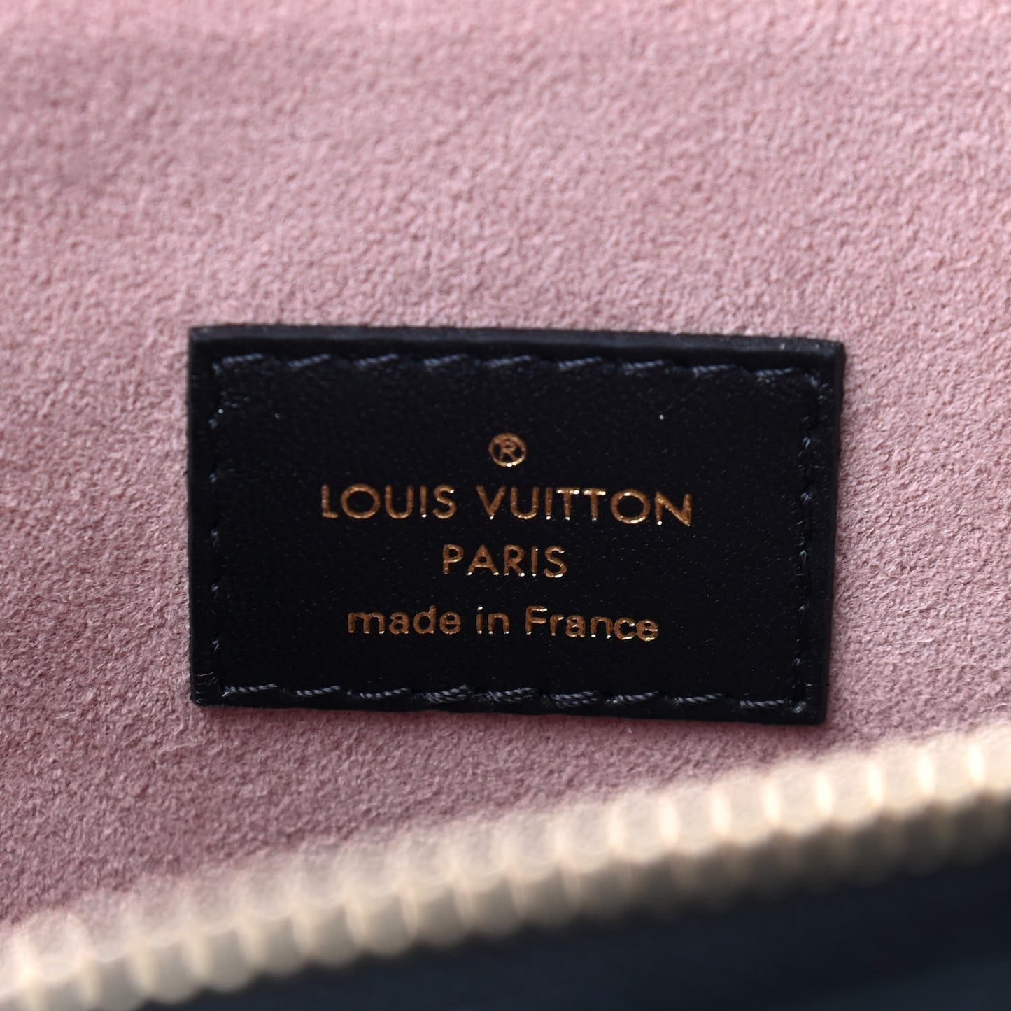 Lambskin Embossed Monogram Coussin PM Black